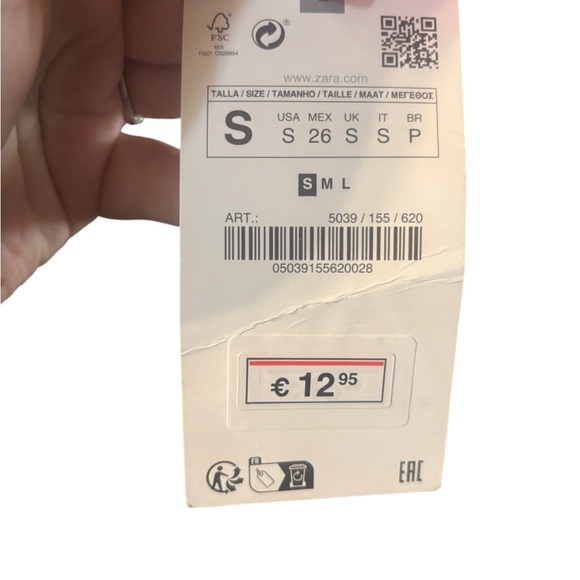 NWT Hot Pink Zara Crop Top Size Small spring summer California - Picture 3 of 6